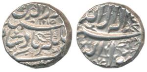 Jahangir (1605-1627 AD), Silver Rupee, Elichpur Mint, AH 1015, Kalima in floral background