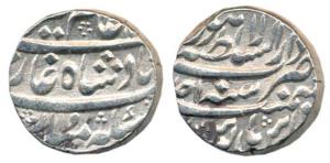 Alamgir II (1754-1759 AD), Silver Rupee, Lahore Mint, RY Ahd. Extremely Fine, Scarce.