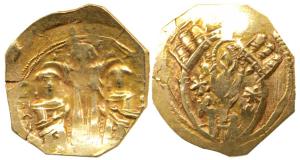 Byzantine, Andronicus II and Michael IX, (1295-1320), Gold Hyperpyron, 3.876g, Constantino
