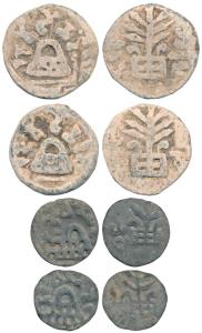 Anandas of Karwar (2nd century BC), Mulananda (2), Sivalananda (2), Lead unit, obv. 8 Arch
