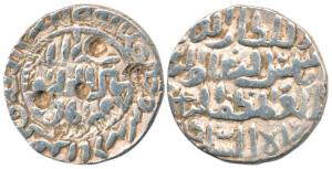 Shams al-Din Ilyas Shah, Silver Tanka, 10.3g, Al-Balad Firuzabad, no date (G&G B152). Abou