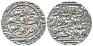 Ghiyath al-Din Tughlaq (1320-1325 AD), Silver Tanka, 10.96g, Qila Deogir Mint, AH 721 (G&G