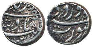 Jahangir, Silver Rupee, 11.32g, Surat Mint, Month Farwardi, AH 1031/17, (KM 148.1). Very F
