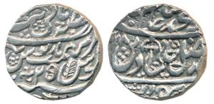 Faizullah Khan, Silver Rupee, 11.02g, Panipat Mint, in the name of Shah Alam II, obv. umbr