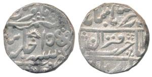 Kota Mint, Silver Rupee, 11.2g, in the name of Muhammad Akabar II, RY 15, rev. (KM C30). V