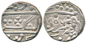 Ram Singh II, Silver Rupee, 11.15g, Jubilee issue, with the name of the Queen of England, 