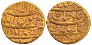 Shah Jahan (AH 1037-1068, 1628-1658 AD), Gold Mohur, 10.86g, Ahmedabad Mint. Very Fine+, R