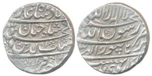 Shah Jahan, Silver Rupee, 11.36g, Burhanpur Mint, Month Ardibihisht, RY 3 (KM 224.8). Very