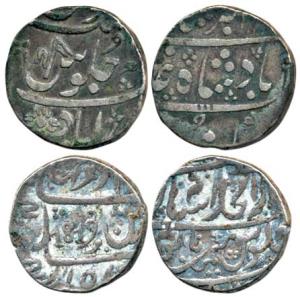 Bagalkot Mint, Silver Rupee, in the name of Alamgir II, English date 1819 (KM 195); Ahmeda