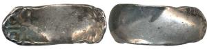 Punch-marked, Gandhara Janapada (c. 400 BC), Silver Shatamana, 11.2g, bent bar six armed s