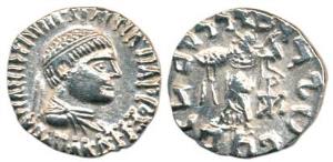 Indo-Greek, Baktria, Apollodotus II, (c. 110-80 BC), Silver Drachm, obv. diademed and drap