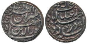 Jahangir, Silver Rupee, 11.37g, Ahmedabad Mint, Inayat Couplet, AH 1030/15. Nice dark toni