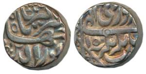 Jahangir, Silver Rupee, 11.27g, Jahangirnagar Mint, RY 15, Month Farwardin. Nice toning, E