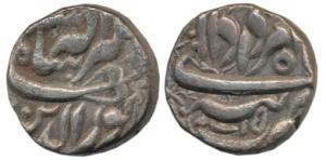 Jahangir, Silver Rupee, 11.17g, Tatta Mint, RY 15, Month Amardad. Very Fine+.
