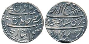 Rafi-ud-Darjat (AH 1131, 1719 AD), Silver Rupee, Gwalior Mint, AH 1131/Ahd, complete mint 