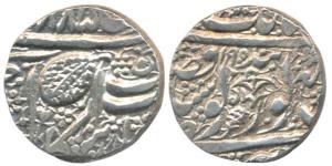 Amritsar Mint, Silver Rupee, Nanakshahi couplet, VS 1885/1905, (AD 1827/ 1848), period of 