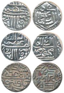 Nasiruddin Mahmud Shah I, Silver Tanka, Shahr-e Mukarram Muhammadabad Mint, the other two 