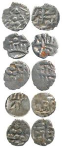 Sind, Early Muslim Rulers, Amirs of Multan, Silver Dramma (4), Sanskrit legend Adivaraha o