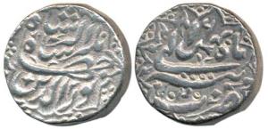 Jahangir, Silver Rupee, Tatta Mint, AH 1020/6, Month Bahman, ornamental border (KM 145.17)