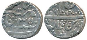 Balwantnagar (Jhansi) Mint, Silver Rupee, in the name of Shah Alam II, AH X206/35, Fasli d