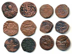 Assorted lot, Copper Paisa (6), Baroda, Khande Rao, Sayaji Rao III (3); Junagadh State, Ba