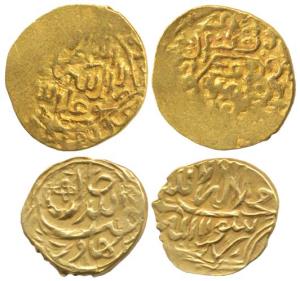 Kabul-Qandahar region, Abdulla Khan Bahadur, the other a Safavid Gold Mishqal. About Very 