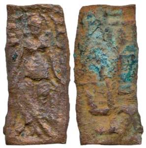 Sri Lanka, Anonymous issue, (1st-3rd century AD), cast temple votive pieces or coinage, ty