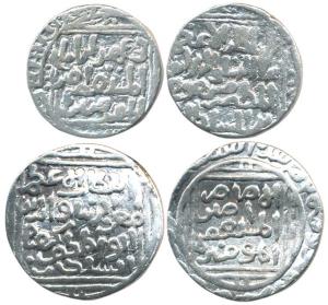 Muizz al-Din Kaiqubad and Ala al-Din Masud Shah, Silver Tanka (2). Fine+ to Very Fine. (2)