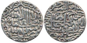 Akbar, Silver Rupee, 11.14g, Jaunpur Mint, Kalima type, AH 977.Very Fine+, Scarce.