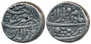 Jahangir, Silver Rupee, 11.32g, Burhanpur Mint, Month Amardad, (KM 145.4). Very Fine, Scar