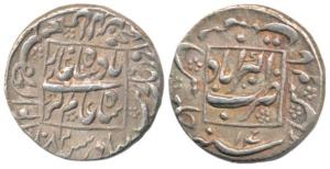 Aurangzeb Muhi ud-din (AH 1068-1118, 1658-1707 AD), Silver Rupee, 11.36g, Akbarabad Mint, 