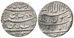 Shah Jahan (AH 1037-1068, 1628-1658 AD), Silver ½ Rupee, Ahmedabad Mint, AH 103X. Extremel