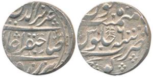 Konch Mint, Silver Rupee, 11.23g, in the name of Alamgir II, AH 1173/6, the AH date placed