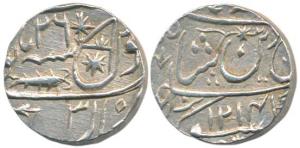 Asaf ud-Daula, Silver Rupee, 11.09g, Muhammadabad Banaras Mint, in the name of Shah Alam I