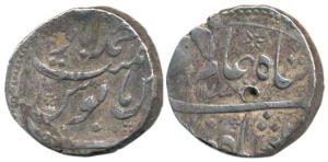 Nizam Ali Khan, Silver Rupee, Muhammadabad Bidar Mint, in the name of Shah Alam II, AH 117