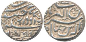 Bharmalji I, Silver Kori, 4.7 g, with the name of the Emperor Jahangir, AH 1028, Gujarati 