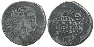 Goa, Maria I, Silver Pardao. About Very Fine, Scarce.