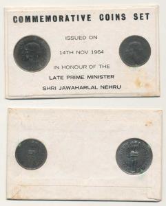 Proof Set, Rural Women’s Advancement, set of 2, Rupees 10 and 100. In immaculate condition