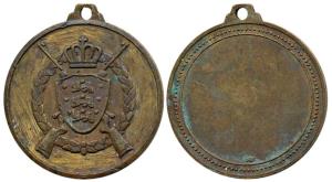 Army Rifle Association India, Silver Medal, 95g, obv. lioness with NIRA 1863-86 in a decor