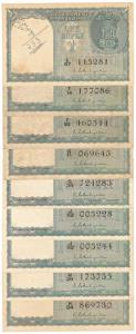 Rupee 1, 1950, signed K. G. Ambegaonkar, (J&R 1.1.2). Fine to About Uncirculated. (9)