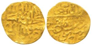 Humayun (AH 937-947, 1530-1540 AD), Gold 1/20 Ashrafi, 0.58g, Badakhashan area, Kalima typ