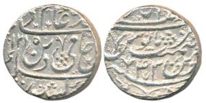 Nawab Daulat Khan, Silver Rupee, 10.71g, Daulatabad (Chandausi) Mint, in the name of Shah 