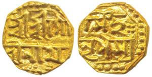 Gaurinath Simha (SE 1702-1718, 1718-1796 AD), Gold 1/8 Mohur, obv. legend Sri Sri Gaurinat