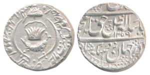 Amjad Ali Shah (1842-1847 AD), Silver Rupee, 11.14g, Lucknow Mint AH 1259 (KM 336). About 
