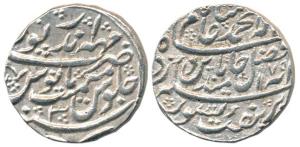 Suraj Mal, Silver Rupee, 11.34g, Mahinderpur Dig Mint, in the name of Shah Alam II, AH 117