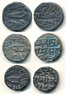 Ram Singh, Silver Rupee (3), with the name of Queen Victoria, Edward and George V. Nice to