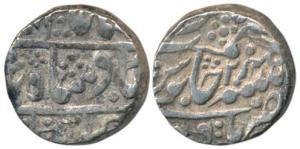 Madho Singh I (1760-1778 AD), Silver Rupee, 11.16g, Sawai Madhopur Mint, in the name of Sh