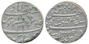 Muhammadabad Banaras Mint, Silver Rupee, 11.43g, in the name of Shah Alam II, AH 1229, RY 