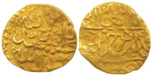 Timurids, Shah Rukh, Gold Mithqal, 0.92g, Badakhashan area, Kalima type. About Very Fine+,