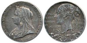 Great Britain, Official Silver Medal for Queen Victoria’s Diamond Jubilee, 9.72g, 1897, 26